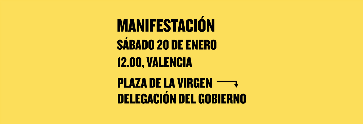 Manifestación Sábado 20 De Enero, Valencia