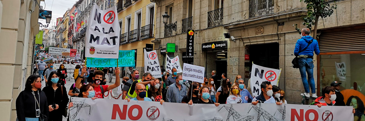 Clamor a Madrid per una transició energètica que beneficie a les persones
